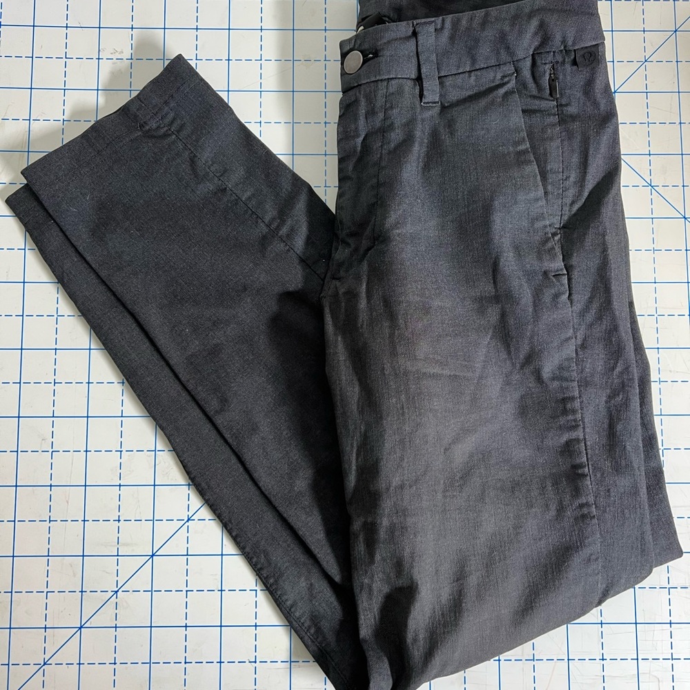 Lululemon 5 Pocket Gray Slim Casual Dress Pant